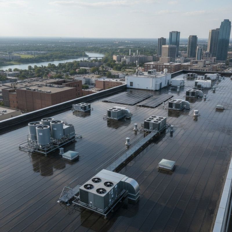 Commercial Asphalt Roof Installation
