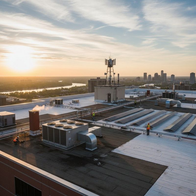 Commercial Asphalt Roof Installation