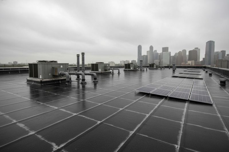 Commercial Asphalt Roof Installation