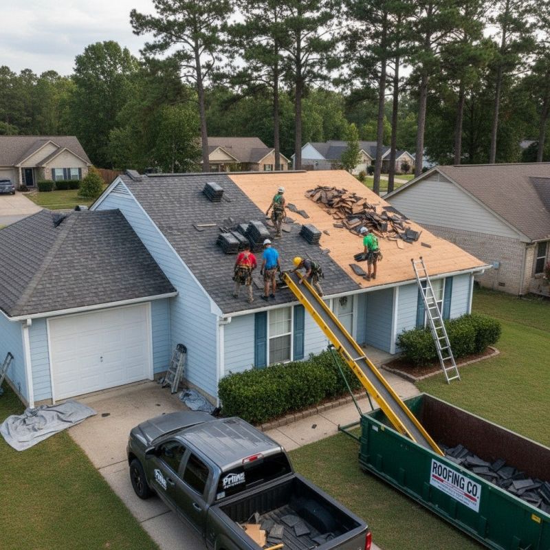 Commercial Asphalt Roof Replacement