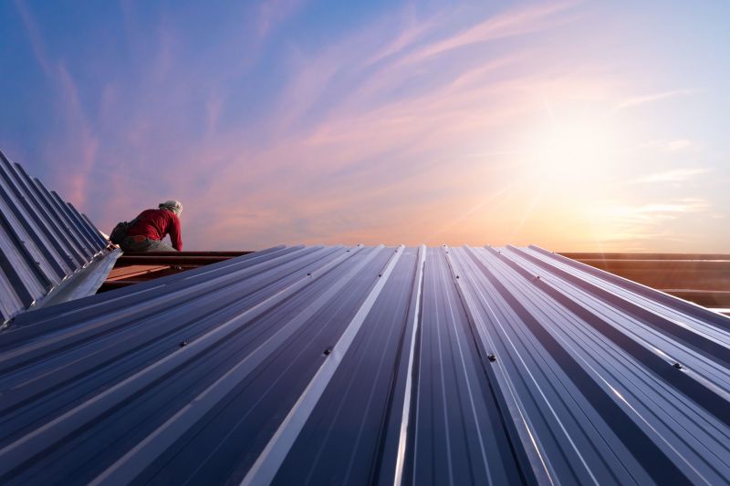 Commercial Metal Roof Painting