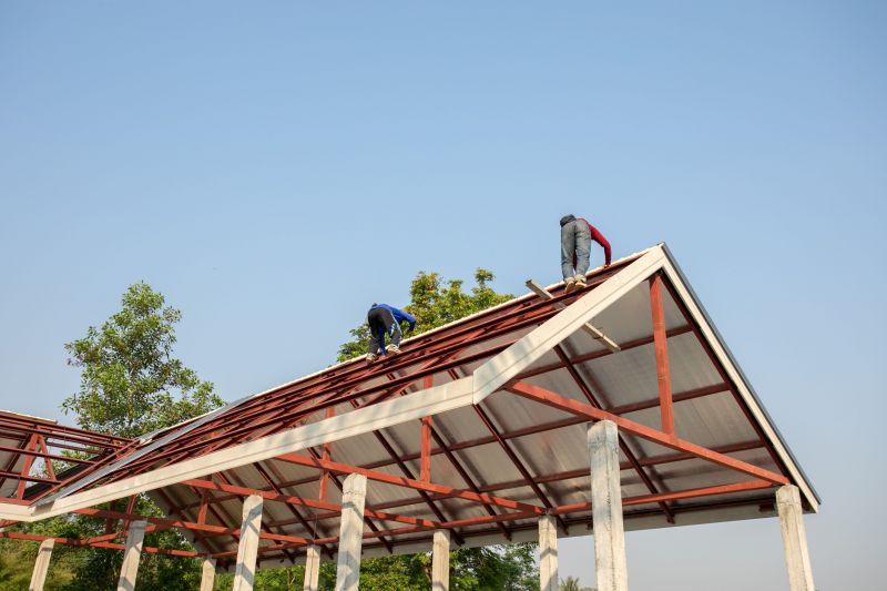 Commercial Metal Roof Painting