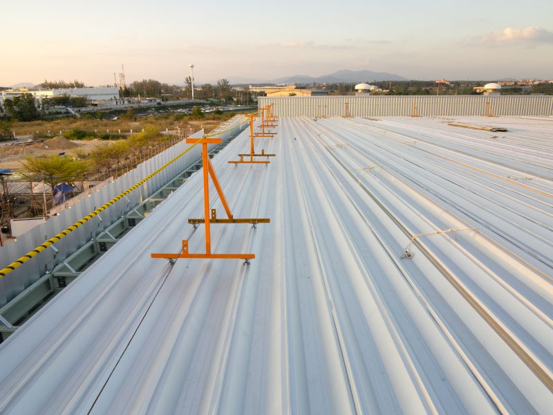 Commercial Metal Roof Painting