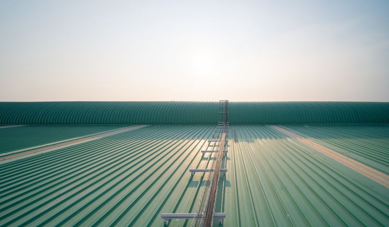 Commercial Metal Roof Painting