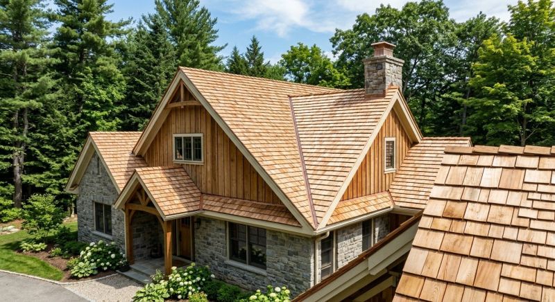 Wood Shake Roof Installation