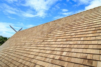 Wood Shake Roof Installation