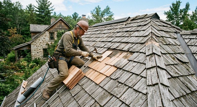 Wood Shake Roof Repair
