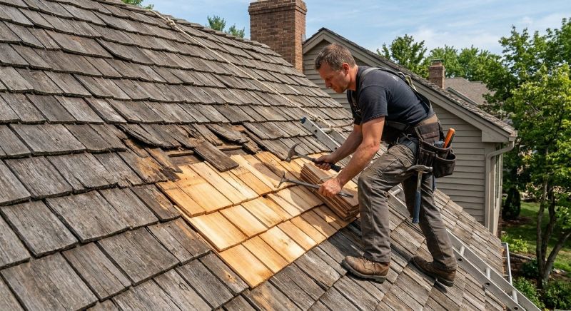 Wood Shake Roof Repair