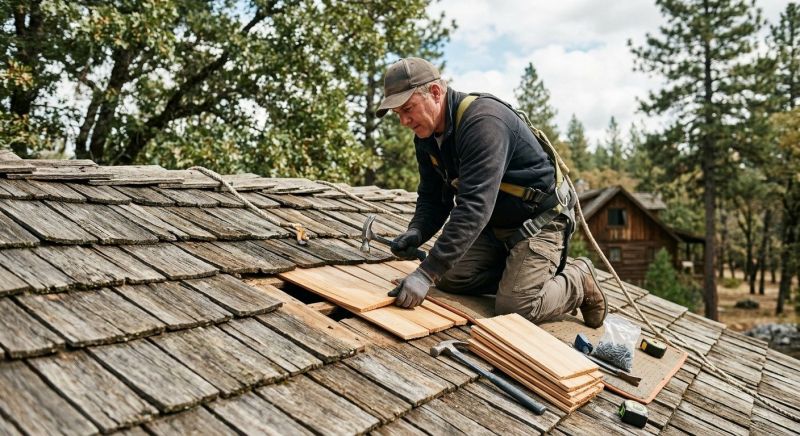 Wood Shake Roof Repair
