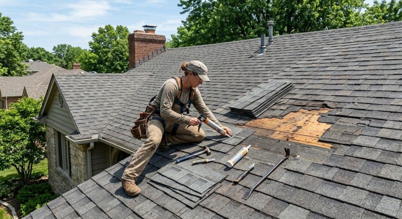 Composite Roof Repair In Covina